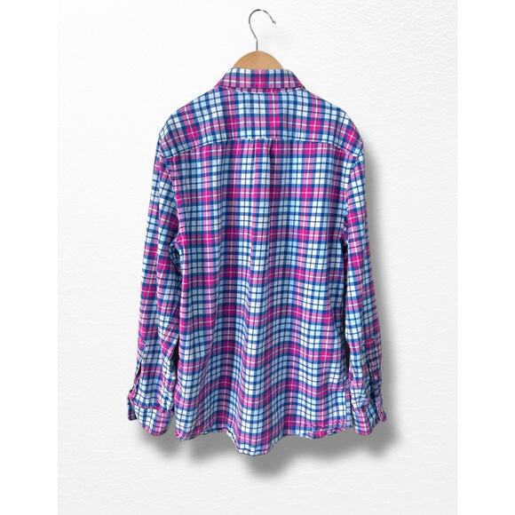 Vineyard Vines Flannel Whale Shirt, Size 12/14 - Picture 3 of 9